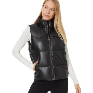 Levi's® Faux Leather Puffer Vest