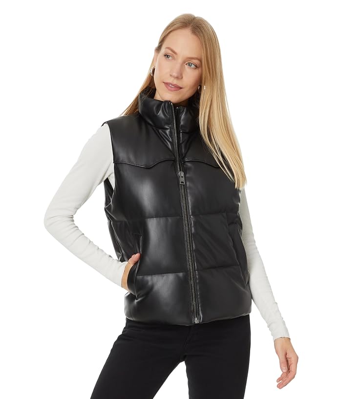 Levi's® Faux Leather Puffer Vest