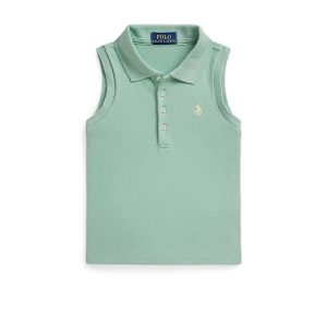Polo Ralph Lauren Kids Stretch Mesh Sleeveless Polo Shirt (Toddler/Little Kid)