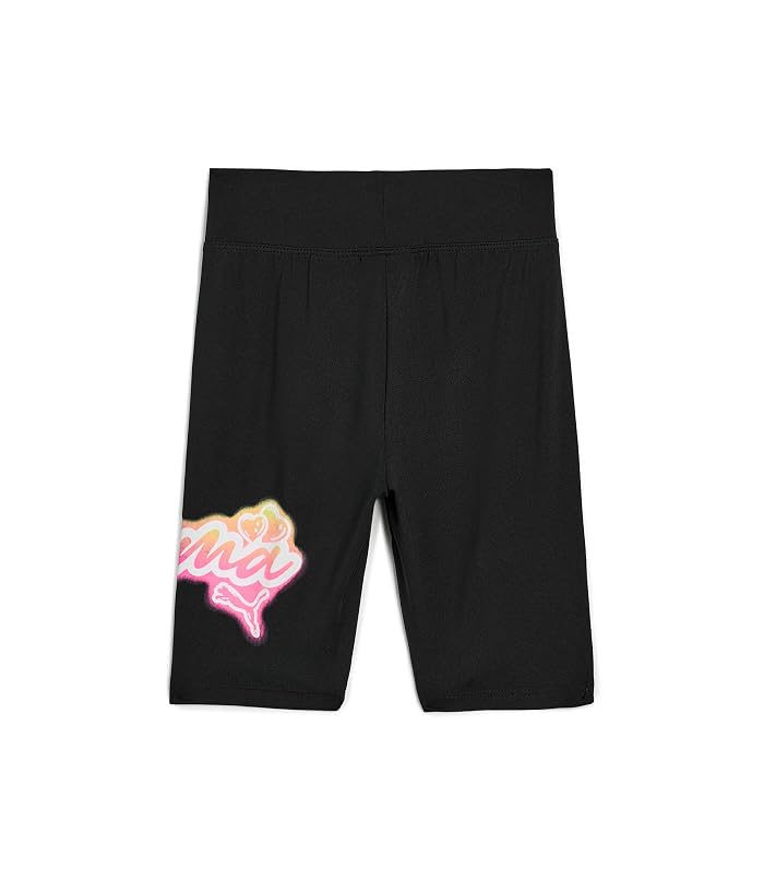PUMA Kids Airbrushed Biker Shorts (Big Kid) - Image 2