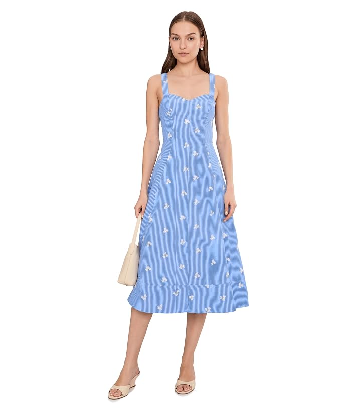 Avec Les Filles Sleeveless Sweetheart Midi Dress - Image 2