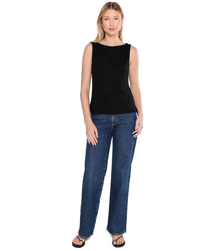 Liverpool Los Angeles Sleeveless High Boatneck Knit Top - Image 2