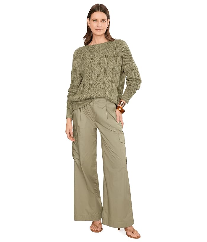 Lauren Ralph Lauren Cable-Knit Cotton Boatneck Sweater - Image 2