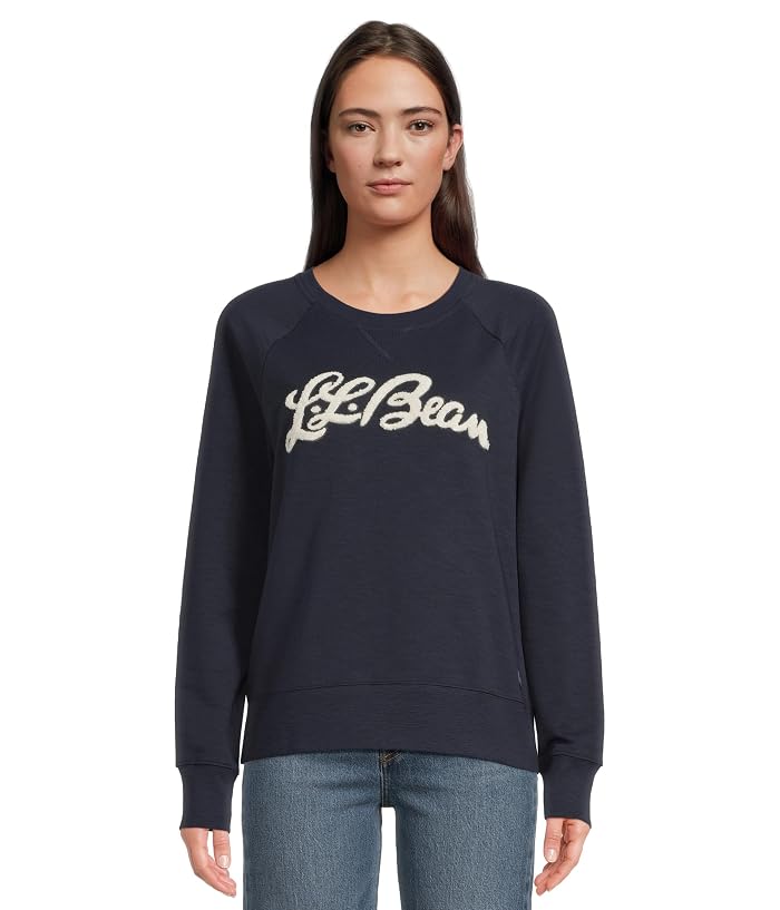L.L.Bean Peaks Island Crewneck Logo