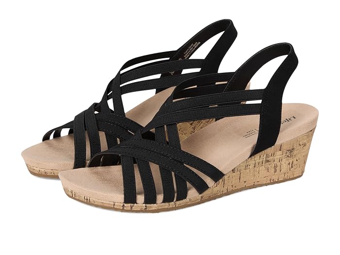 LifeStride Mallory Strappy Wedge Sandals