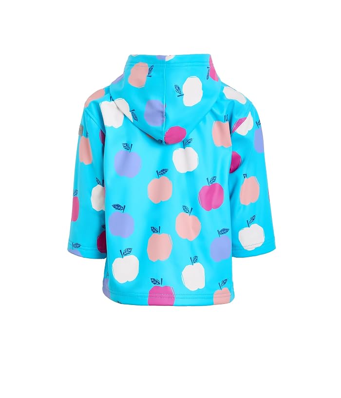 Hatley Kids Apple Orchard Colour Change Rain Coat (Toddler/Little Kid/Big Kid) - Image 2