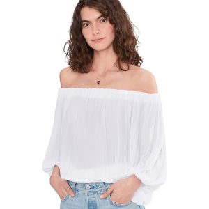 Vince Camuto Off The Shoulder Pleated Blouse
