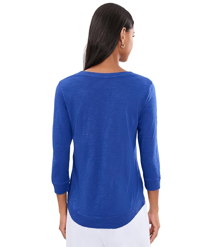 Elliott Lauren Garment Dye Tees - V-Neck 3/4 Sleeve Tee - Image 4