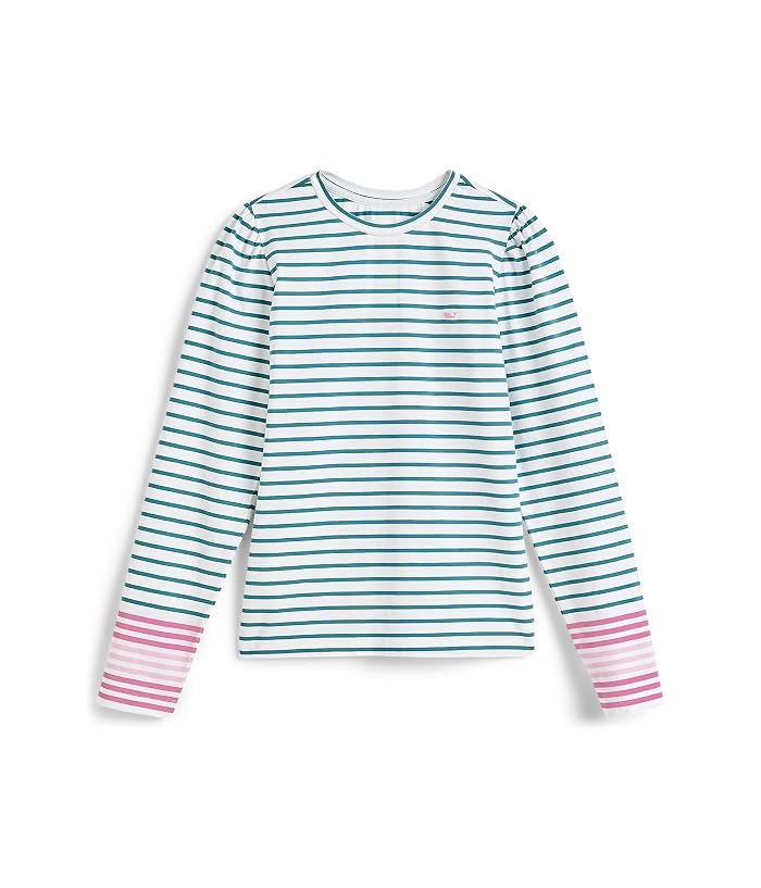 Vineyard Vines Kids Puff Sleeve Jersey Tee (Toddler/Little Kid/Big Kid)