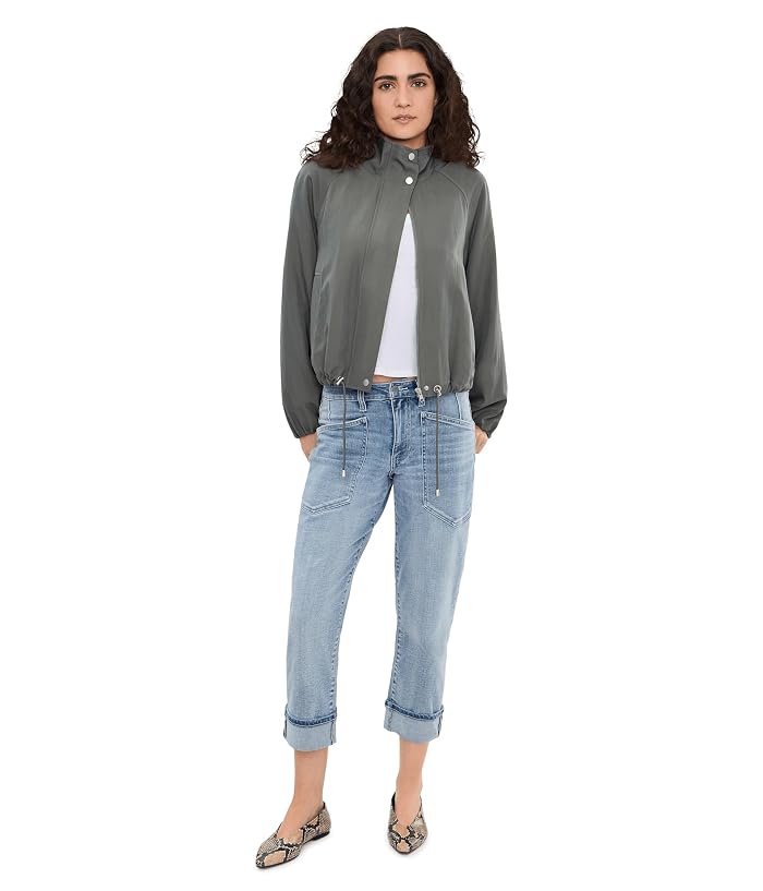Liverpool Los Angeles 28" Marley Mid-Rise Cropped Girlfriend Jeans Cuffed - Image 2