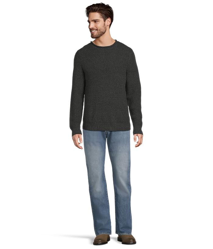 L.L.Bean Organic Cotton Waffle Sweater Rollneck Crew - Image 5