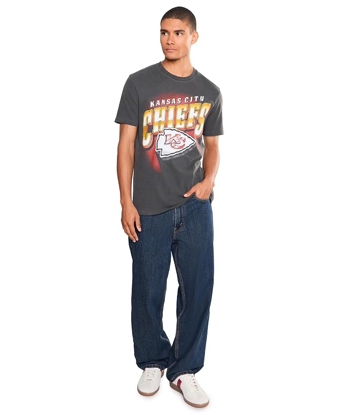 Junk Food Clothing NFL Kansas City Chiefs Shadow Vintage Tee - Image 2