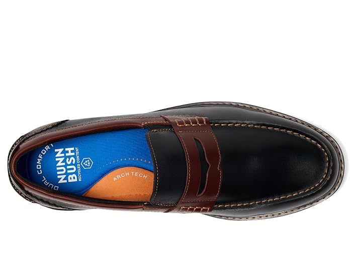 Nunn Bush Odin II Moc Toe Penny Loafer Lightweight and Comfortable Slip-On - Image 2