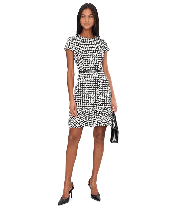 Calvin Klein Short Sleeve Belted Bubble Aline - Image 2