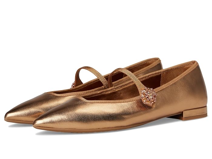 Birdies Goldfinch 15 Mary Jane Metal Leather