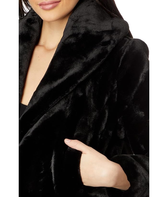 Blank NYC Faux Fur Cropped Jacket - Image 3