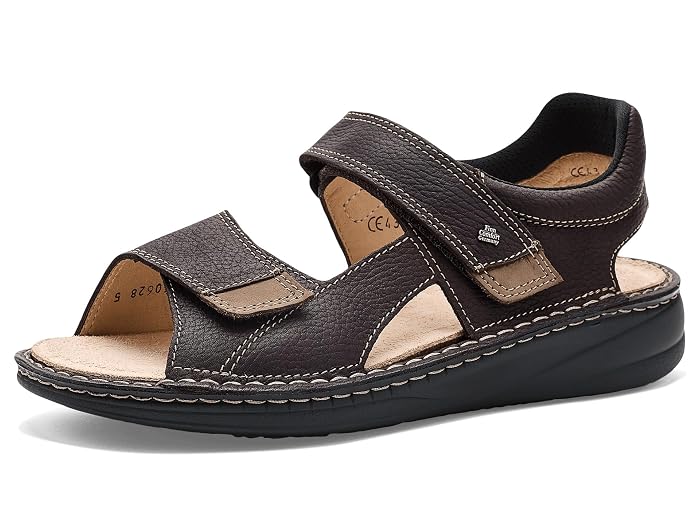 Finn Comfort Skiathos Darkbrown/Truffle Grass/Nubuk