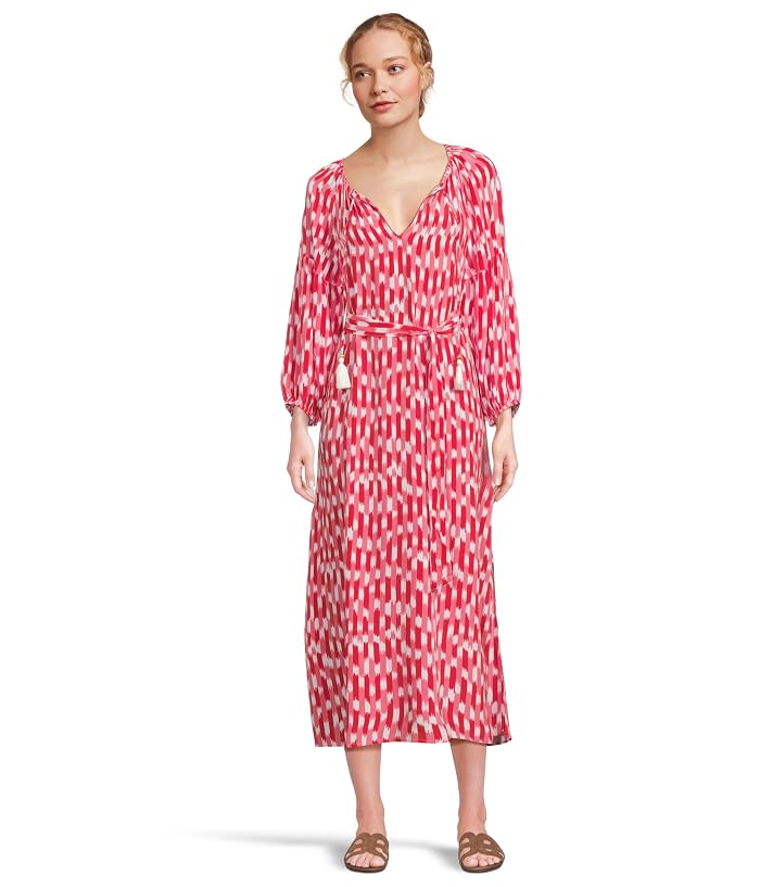 Tommy Bahama Ikat Stripe Midi Dress
