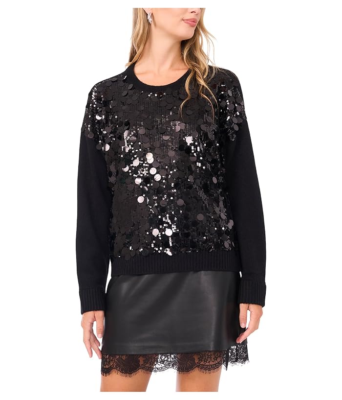 Vince Camuto Multi Paillette Crew Neck - Image 4