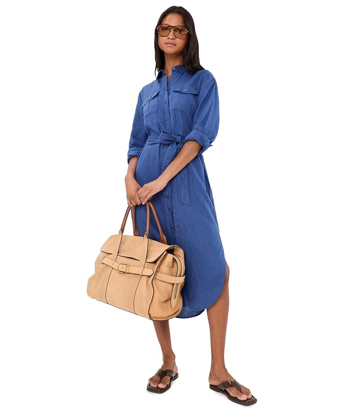Lauren Ralph Lauren Belted Linen Midi Shirtdress - Image 2