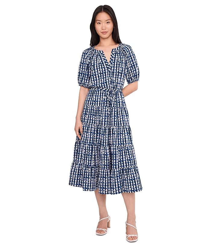 Calvin Klein Puff Sleeve Commuter Tiered Maxi - Image 2