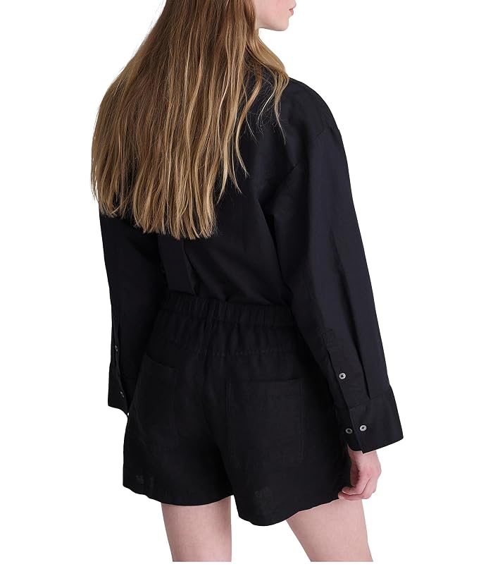 Madewell The Zoe Short in 100{7b91b9d3f7bc57bb8c2ea9bb7ec83593a01d7e3efb2c87c26024f46a8b6634d5} Linen - Image 3