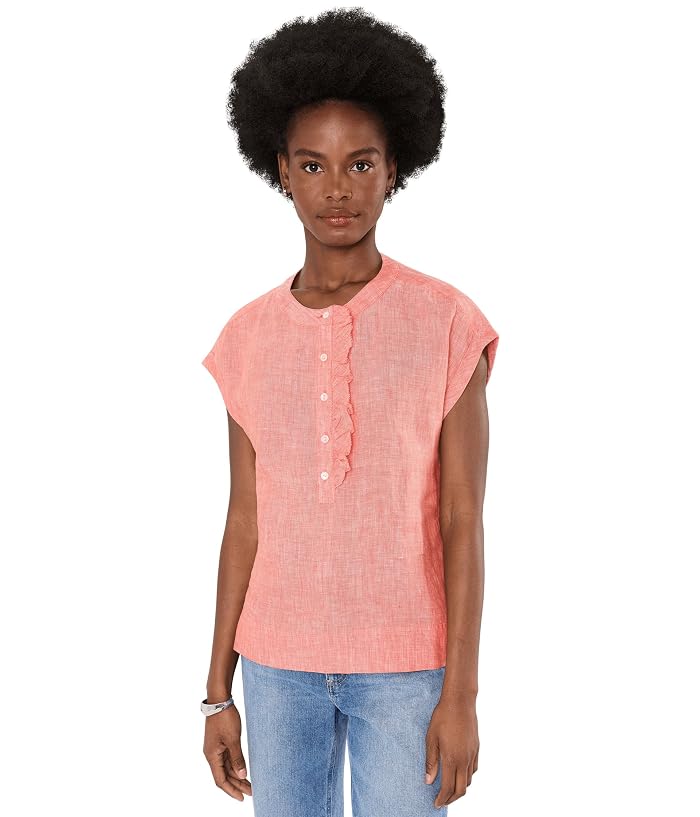 Tommy Bahama Coastalina Short Sleeve Ruffle Top
