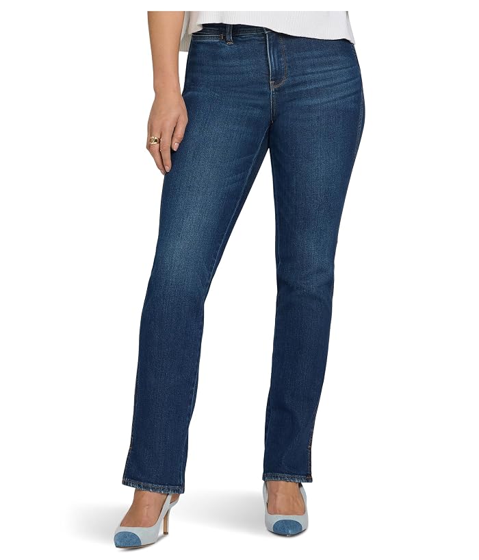 NYDJ Petite Marilyn Straight Side Slit Jeans