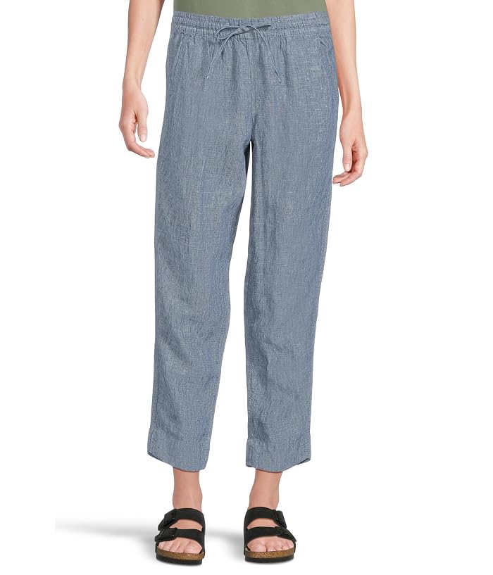 L.L.Bean Premium Linen Breezy Pull-On Ankle Pants