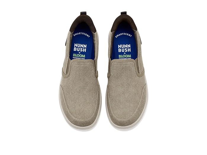 Nunn Bush Brew City Easy On and Off Moccasin Toe Hands Free Organic Canvas Slip-On Loafers - Image 2