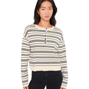 525 america Vivienne Stripe Drop Shoulder Henley