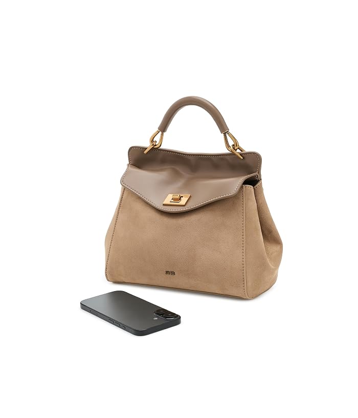 JW PEI Lucia Classic Faux Suede Top Handle Bag - Image 3
