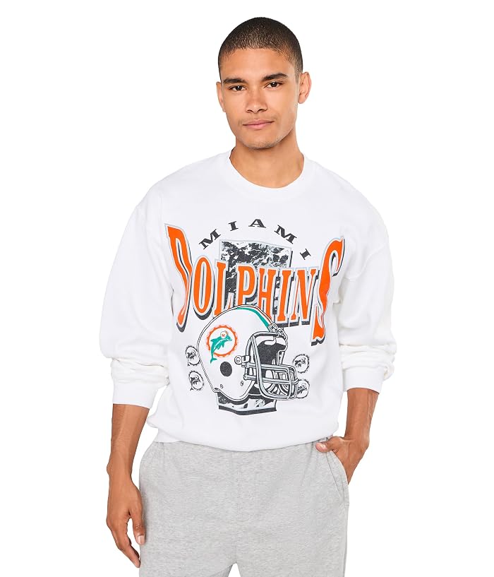 Junk Food Clothing NFL Miami Dolphins Conversion Crew Fleece