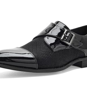 Stacy Adams Sutherland Cap Toe Monk Strap