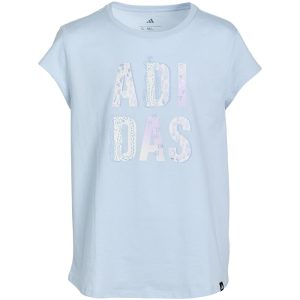 adidas Kids Cap Sleeve Tee (Big Kid)