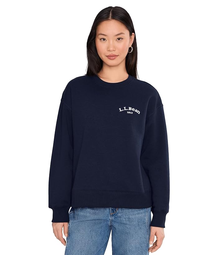 L.L.Bean Essential Logo Crew Sweatshirt