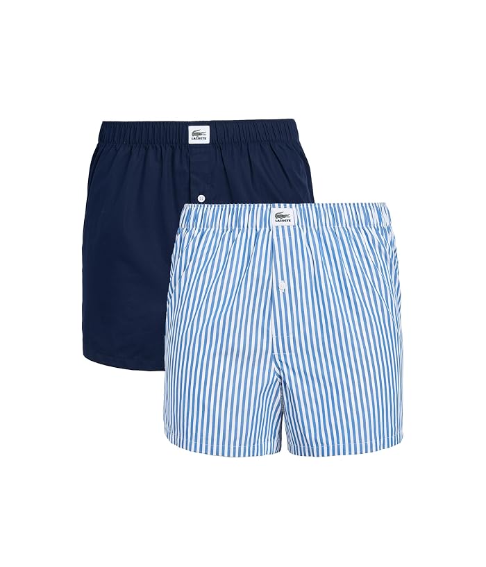 Lacoste 2-Pack Cotton Poplin Boxers
