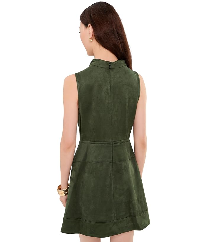 Adrianna Papell Belted Suede Mini Dress - Image 4