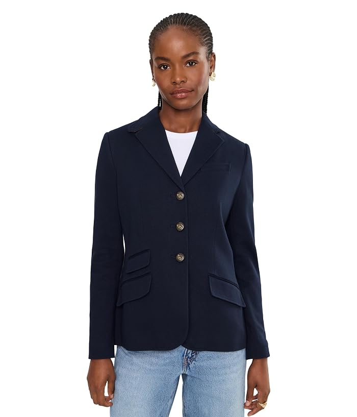 Lauren Ralph Lauren Cotton Herringbone Jacquard Blazer