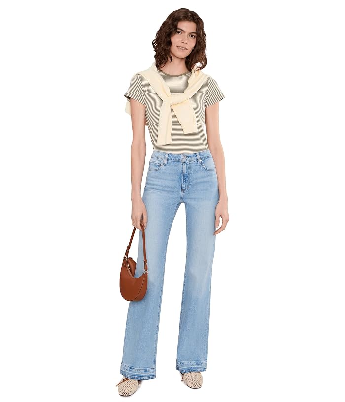 Lauren Ralph Lauren Striped Rib-Knit Stretch Cotton Tee - Image 2