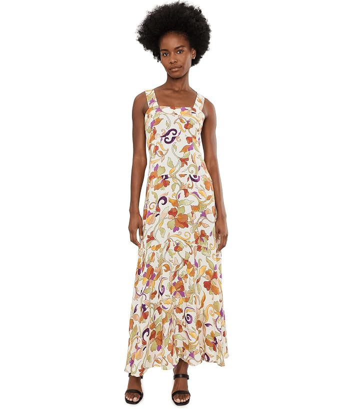 Vince Camuto Square Neck Tiered Maxi