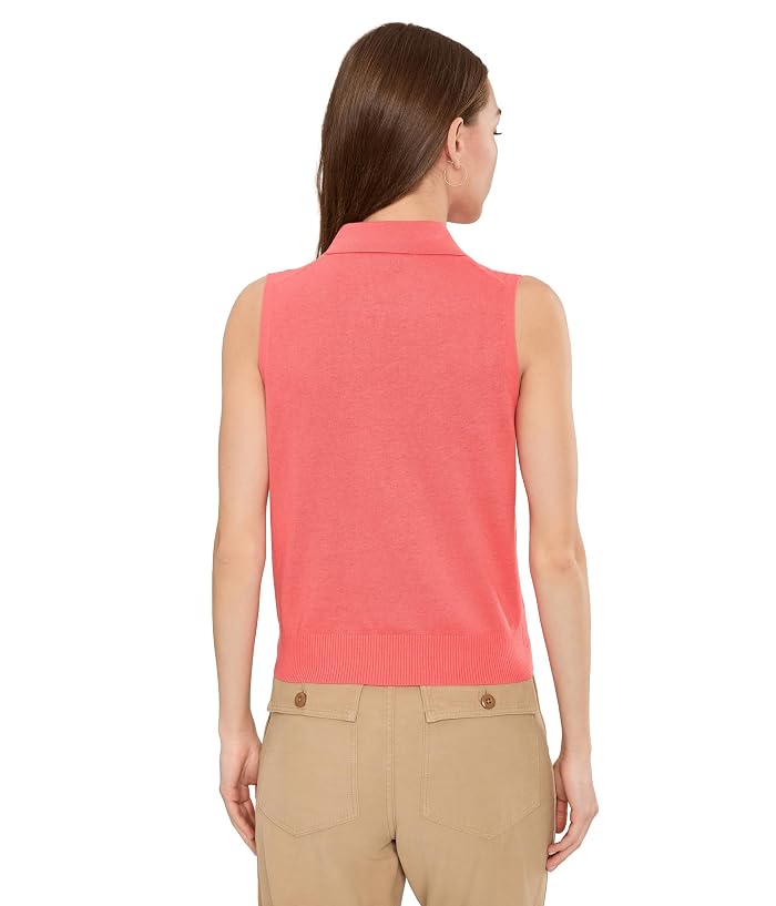 Lilla P Sleeveless Polo Sweater - Image 4