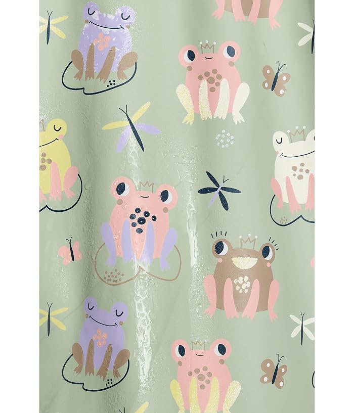 Deux par Deux Green Raincoat With Color-Changing Frogs (Big Kid) - Image 3