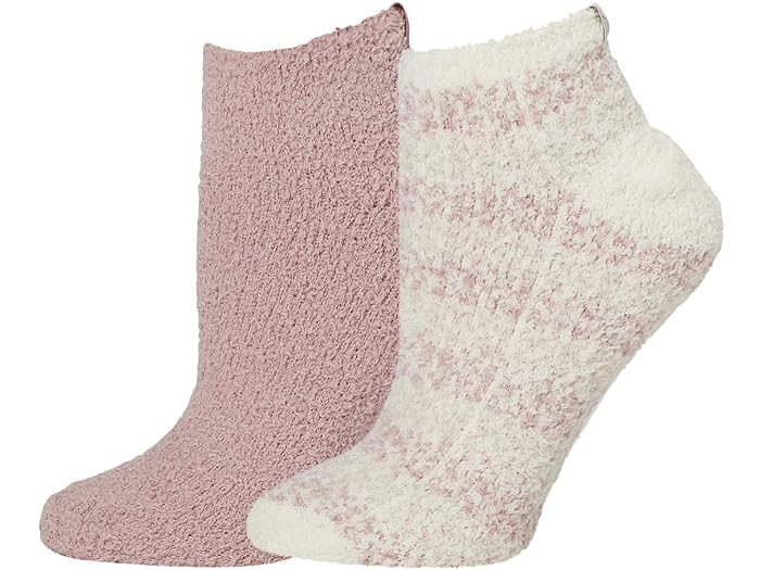 Barefoot Dreams Cozychic ® Heathered Stripe Ankle Sock Set - Image 2