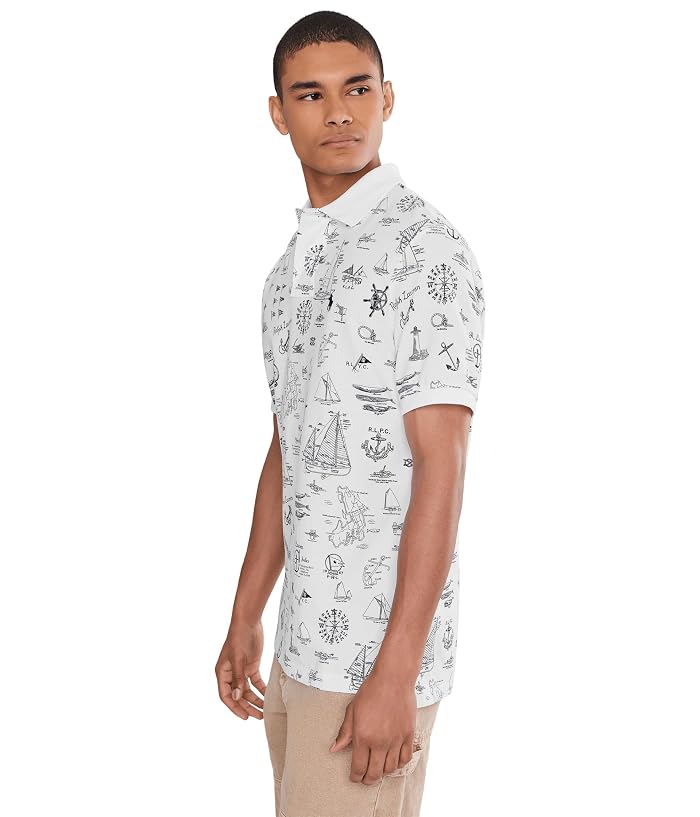 Polo Ralph Lauren Classic Fit Nautical Mesh Polo Shirt - Image 3