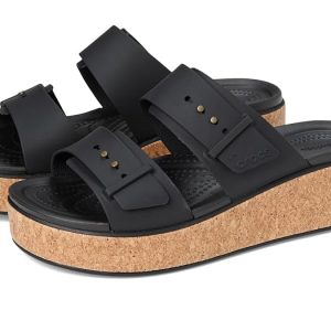 Crocs Brooklyn Cork Buckle Sandals