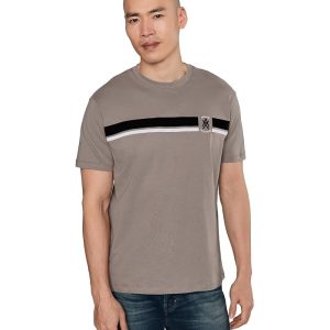 Armani Exchange Short Sleeve Flocked Ax Jersey Tee Regular