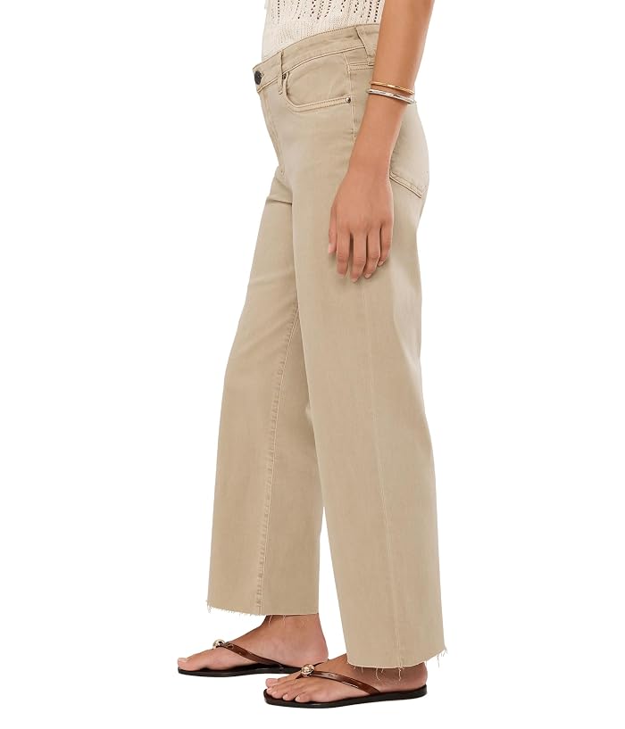KUT from the Kloth Charlotte High-Rise Wide Leg with Raw Hem - Image 3