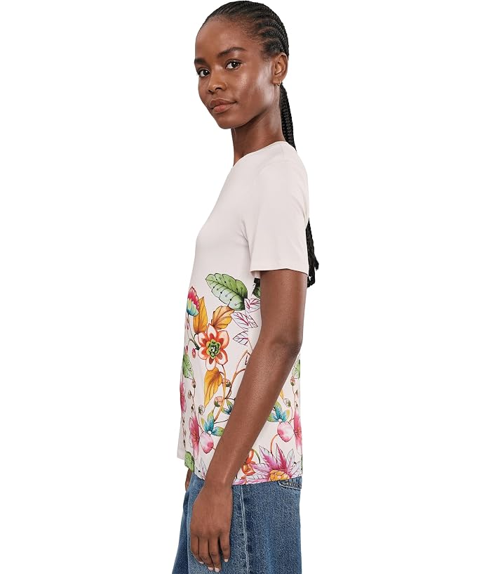 Johnny Was The Janie Favorite Short Sleeve Crew Neck Tee-Orl - Image 3