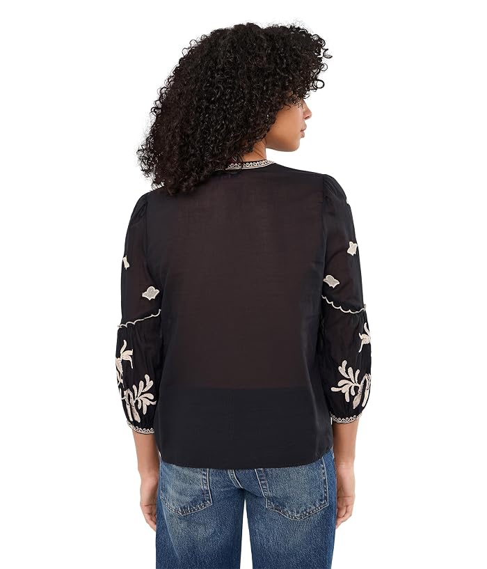 Johnny Was Scallop Sleeve Blouse - Image 4